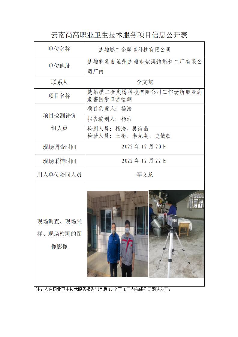 楚雄燃二金奥博科技有限公司工作场所职业病危害因素检测网上公开业绩表_01.jpg
